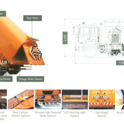 Cấu tạo xe quét rác